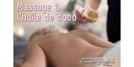 Massage à l'huile de coco  