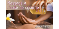 Massage à l'huile de sésame 